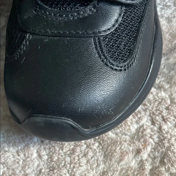 Prada Toddler Black Sneakers with Red Accents - Picture 5 of 5